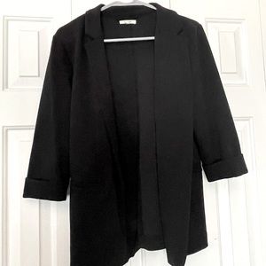 Like New Maurice’s Black 3/4 Sleeve Blazer (Size:Large) Worn Once